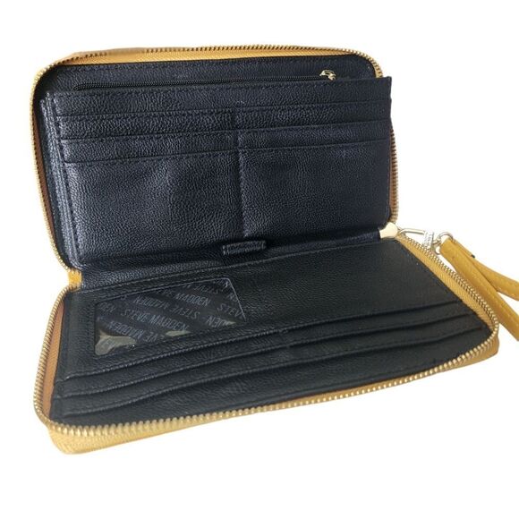 Steve Madden Wristlet Wallet in Mustard Yellow - Picture 7 of 10